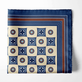 CHESS BOARD SILK POCKET SQUARE